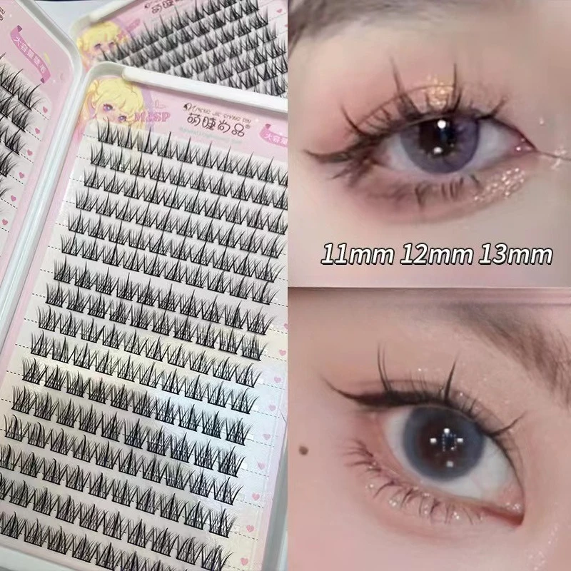 320 Clusters Manga False Eyelashes Large Capacity Natural Comic Fake Lashes Individual Cluster Cool Girl Eye Makeup
320 Clusters Manga False Eyelashes Large Capacity Natural Comic Fake Lashes Individual Cluster Cool Girl Eye Makeup