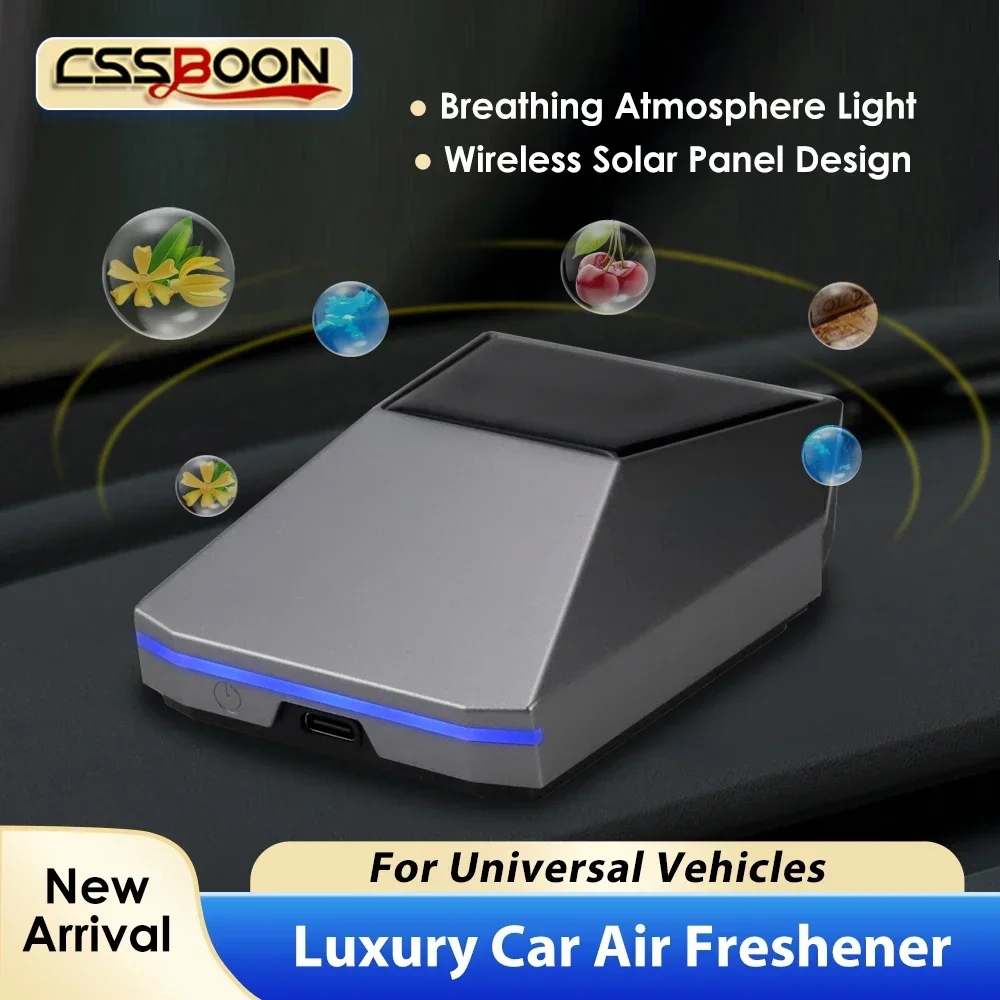 CSSBOON Wireless Car Air Purifier Solar Air Cleaner Breathing Ambient Light for Universal New Energy Vehicles Car Accessories
CSSBOON Wireless Car Air Purifier Solar Air Cleaner Breathing Ambient Light for Universal New Energy Vehicles Car Accessories