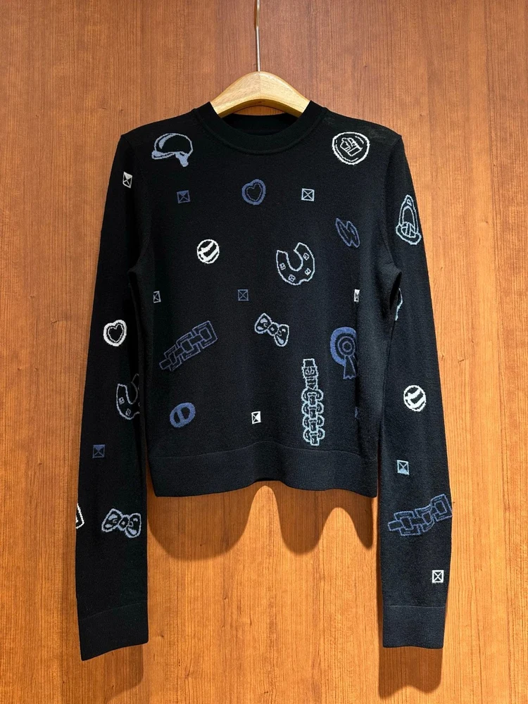 Оригинальный шерстяной вязаный свитер Quali Yangzhou, женский круглый Ne Long Sve, ранняя осень, новинка, свинья, нос, вышивка, Comm...
Оригинальный шерстяной вязаный свитер Quali Yangzhou, женский круглый Ne Long Sve, ранняя осень, новинка, свинья, нос, вышивка, Comm...