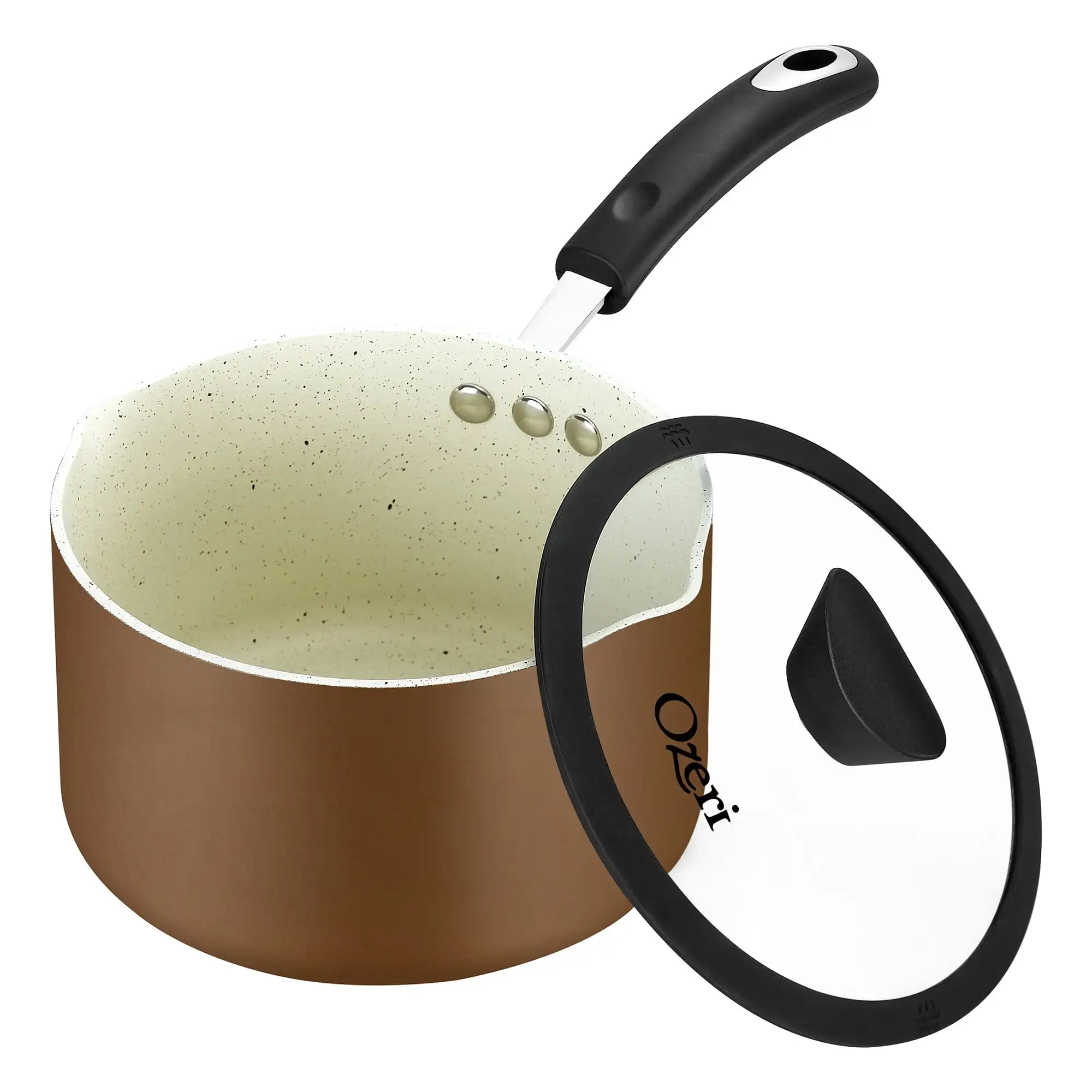 The All-In-One Stone Saucepan and Cooking Pot by -- 100% APEO, GenX, PFBS, PFOS, PFOA, NMP and NEP-Free German-Made Coating
The All-In-One Stone Saucepan and Cooking Pot by -- 100% APEO, GenX, PFBS, PFOS, PFOA, NMP and NEP-Free German-Made Coating
