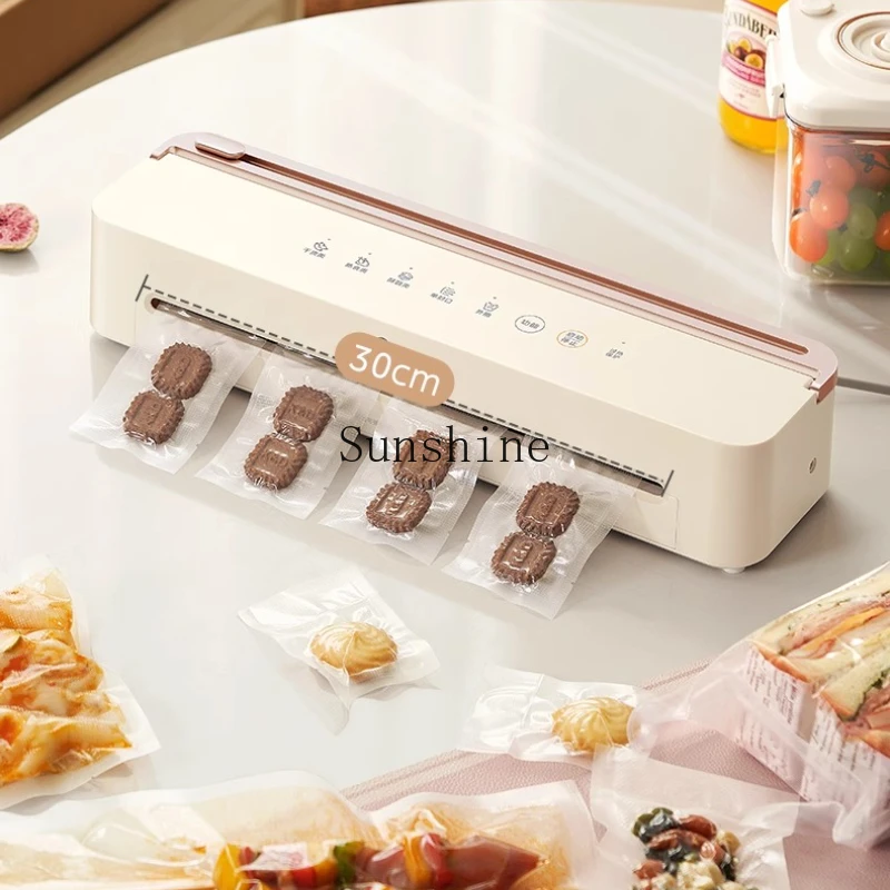 Automatic vacuum sealing machine household small fresh and wet food packaging durable
Automatic vacuum sealing machine household small fresh and wet food packaging durable