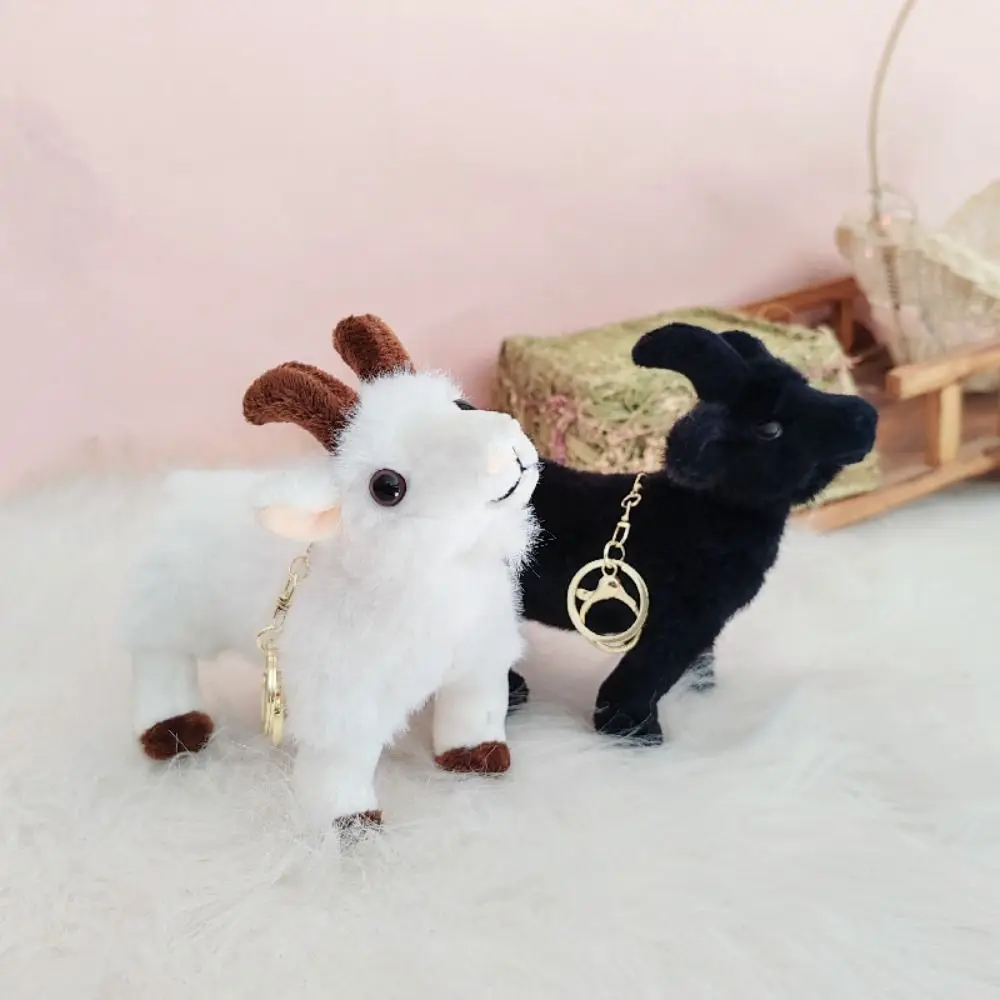 PP Cotton Baby Goat Plush Doll 18/30cm Fluffy Horned Sheep Plush Toys Cute Soft Baby Goat Keychain Room Decoration
PP Cotton Baby Goat Plush Doll 18/30cm Fluffy Horned Sheep Plush Toys Cute Soft Baby Goat Keychain Room Decoration