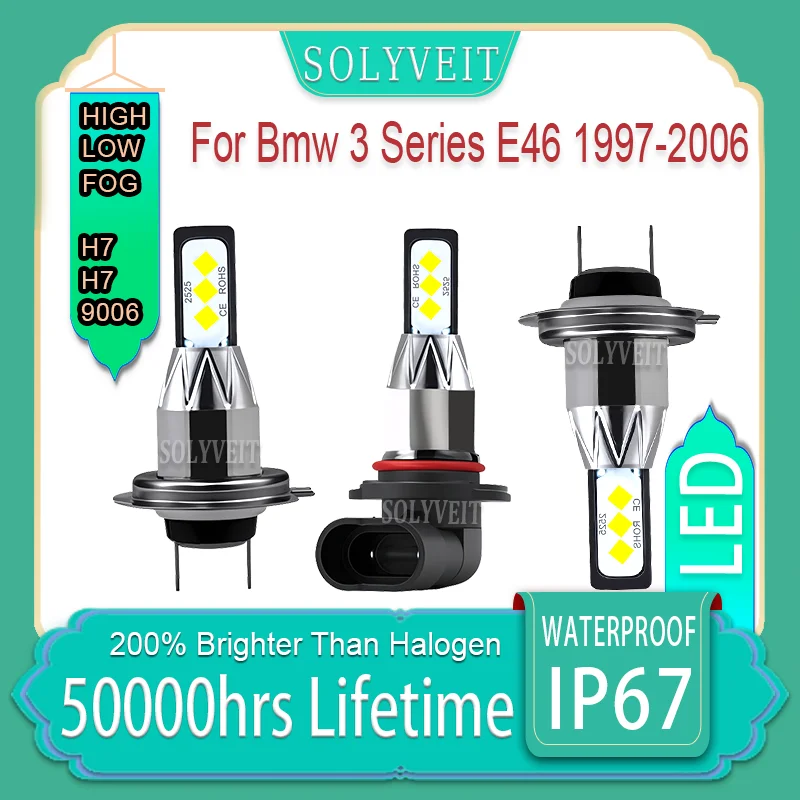 No Tools Needed durable H7 H7 9006 Headlight foglight LED For Bmw 3 Series E46 1997 1998 1999 2000 2001 2002 2003 2004 2005 2006
No Tools Needed durable H7 H7 9006 Headlight foglight LED For Bmw 3 Series E46 1997 1998 1999 2000 2001 2002 2003 2004 2005 2006