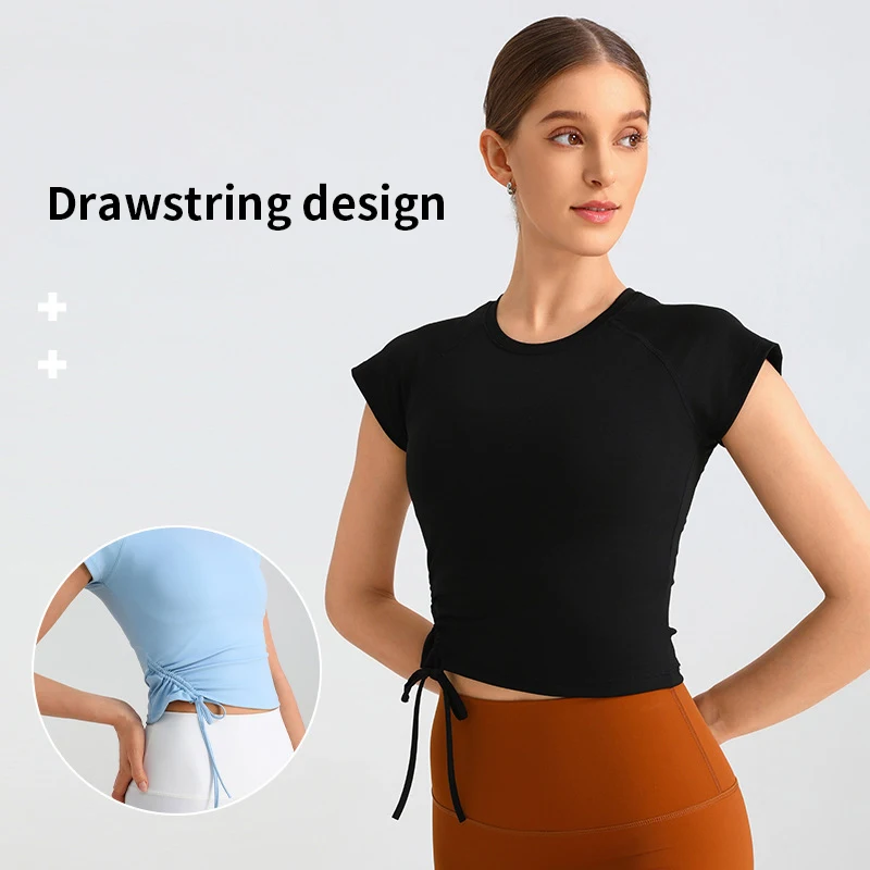 Yoga Clothes For Women In Summer, Popular Online Items, Drawstring Fitness Tops, Professional Running Fitness Clothes
Yoga Clothes For Women In Summer, Popular Online Items, Drawstring Fitness Tops, Professional Running Fitness Clothes