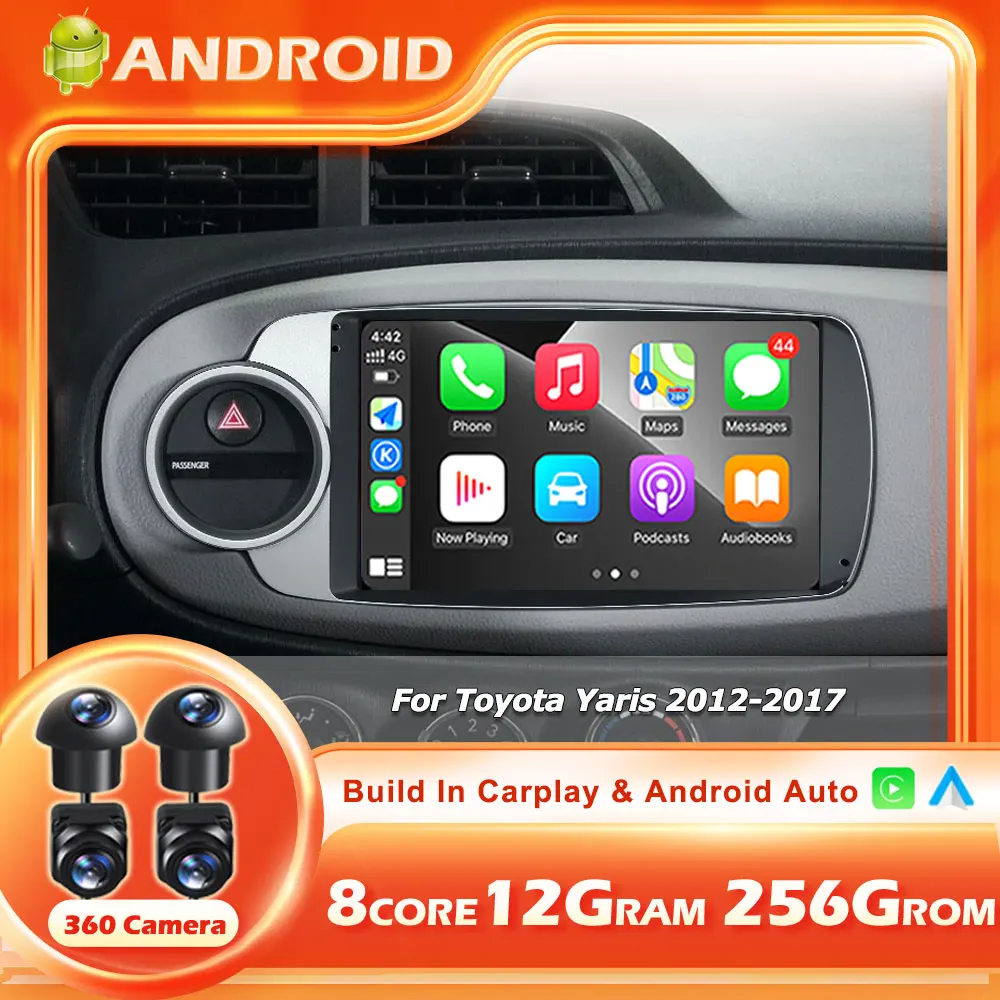 Android 14 Car Radio Multimedia Player For Toyota Yaris 2012 - 2017 Auto Wireless Carplay DSP NO 2Din
Android 14 Car Radio Multimedia Player For Toyota Yaris 2012 - 2017 Auto Wireless Carplay DSP NO 2Din