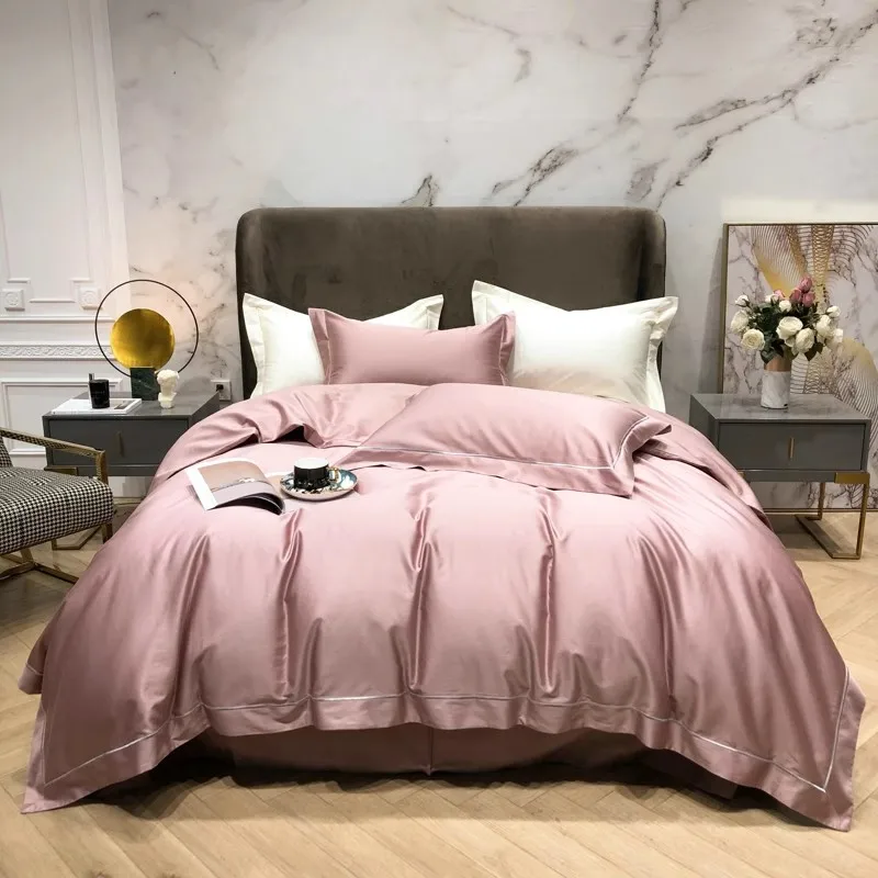 2024 New Four-piece Bedding Simple Cotton Double Household Bed Sheet Letter Pattern Quilt Cover Comfortable Bedding Purple Pink
2024 New Four-piece Bedding Simple Cotton Double Household Bed Sheet Letter Pattern Quilt Cover Comfortable Bedding Purple Pink
