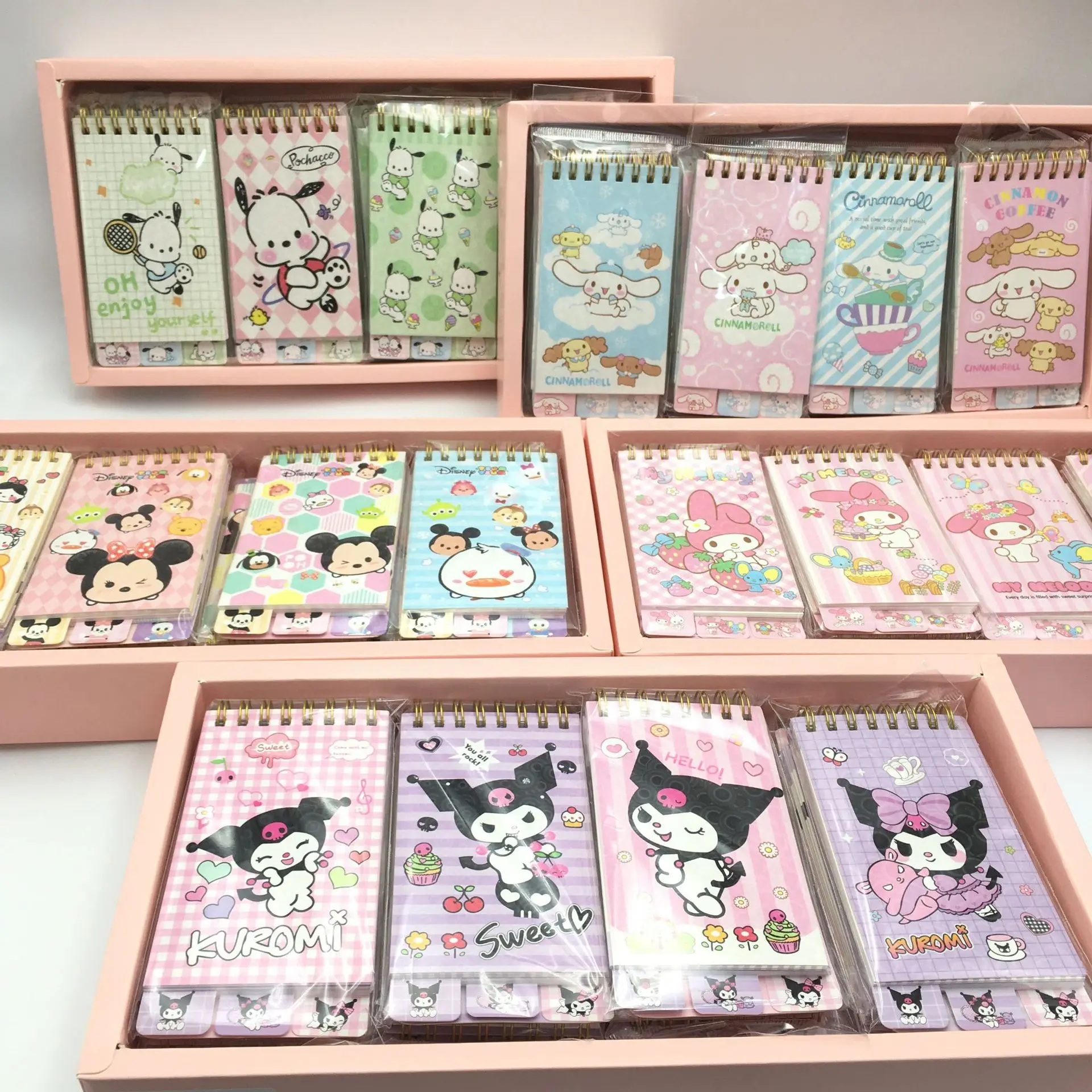 16 шт. лазерный мультяшный мини-блокнот Sanrio с цветной страницей, компактный портативный фотоблокнот, канцелярские принадлежности, оптовая продажа
16 шт. лазерный мультяшный мини-блокнот Sanrio с цветной страницей, компактный портативный фотоблокнот, канцелярские принадлежности, оптовая продажа