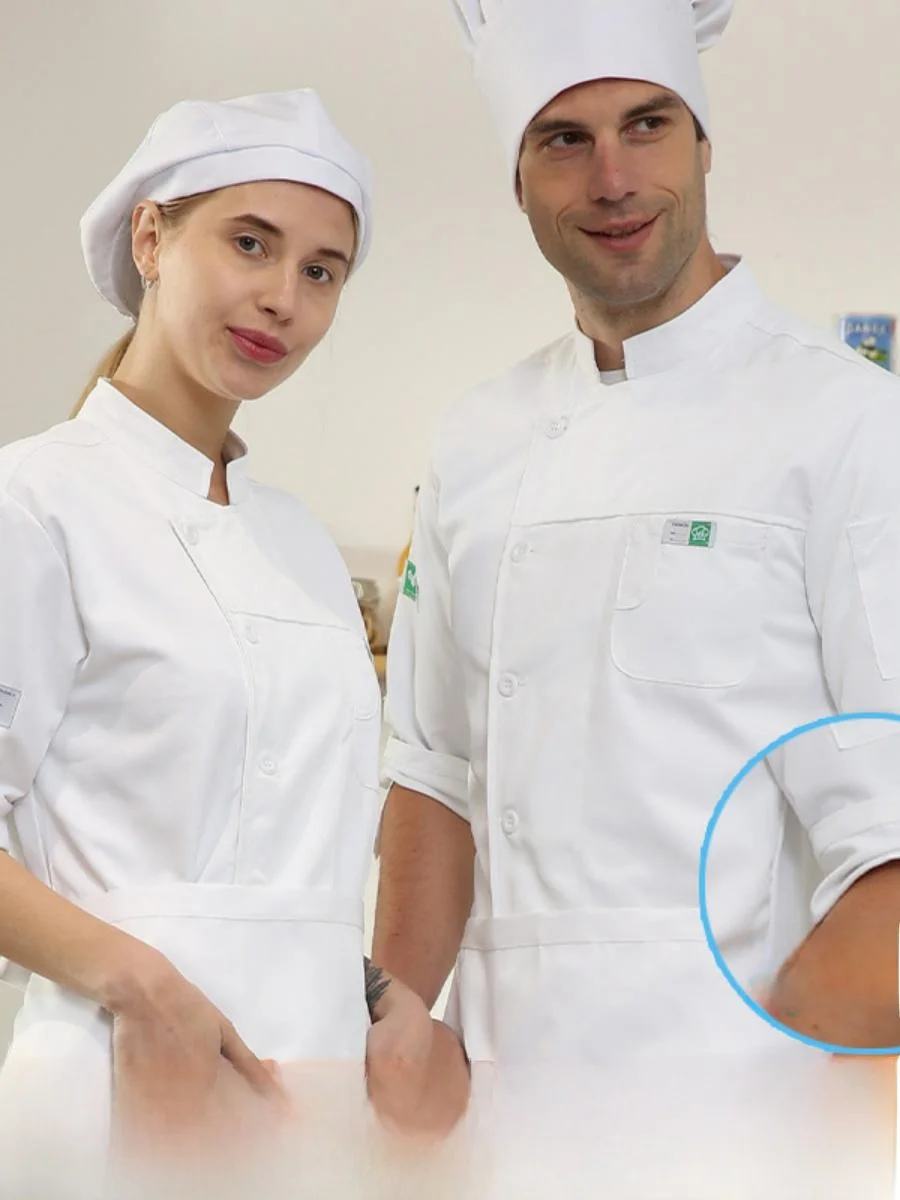 Men's Chef Work orm ort Sve Thin Breathable Me Cusizable Kitchen Restaurant Hotel Food Court Spring Summer Work...
Men's Chef Work orm ort Sve Thin Breathable Me Cusizable Kitchen Restaurant Hotel Food Court Spring Summer Work...