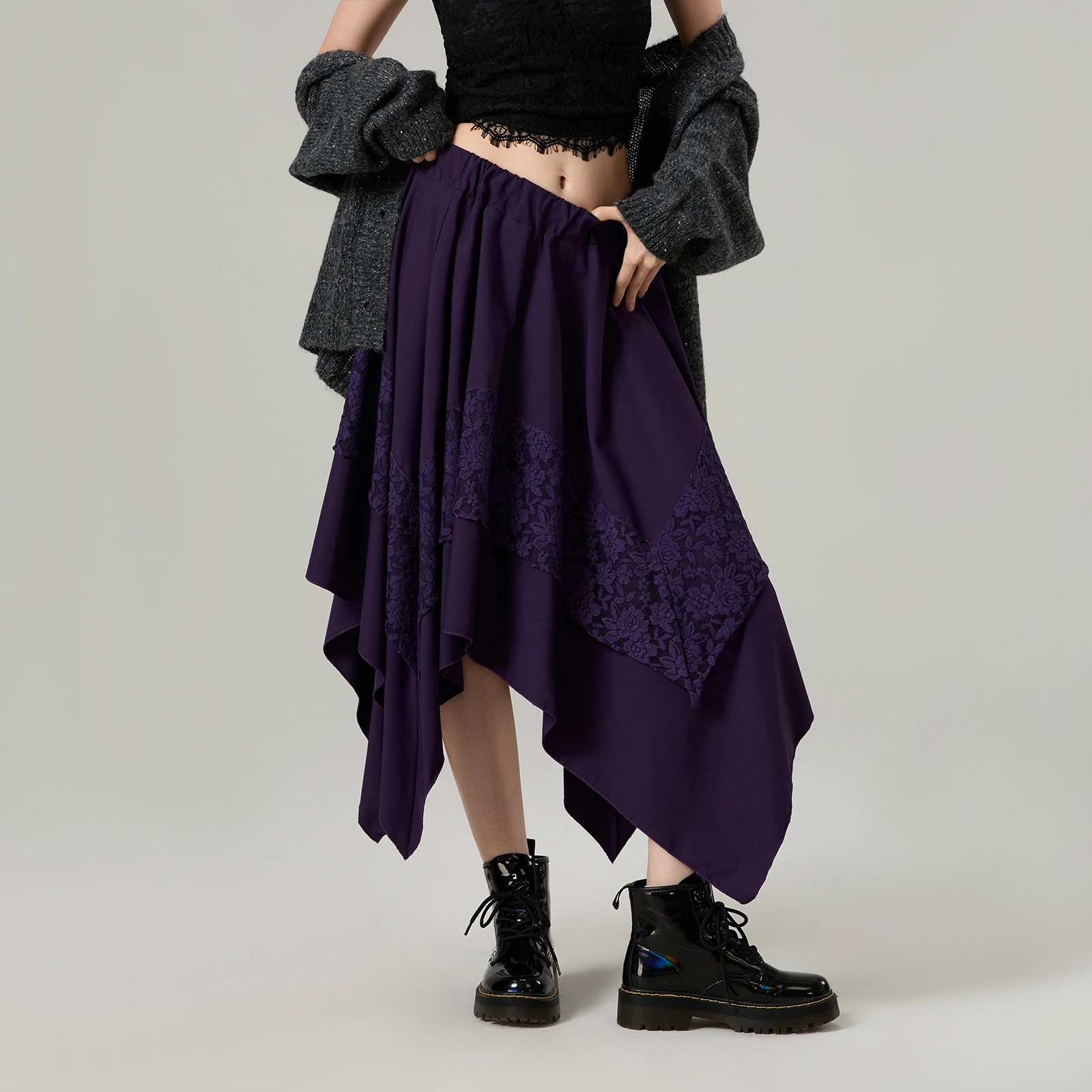 New Fashion Womens Gothic Steampunk Skirt Vintage Contrast Lace Irregular Skirt Renaissance Skirt Cosplay Costume Streetwear 
New Fashion Womens Gothic Steampunk Skirt Vintage Contrast Lace Irregular Skirt Renaissance Skirt Cosplay Costume Streetwear
