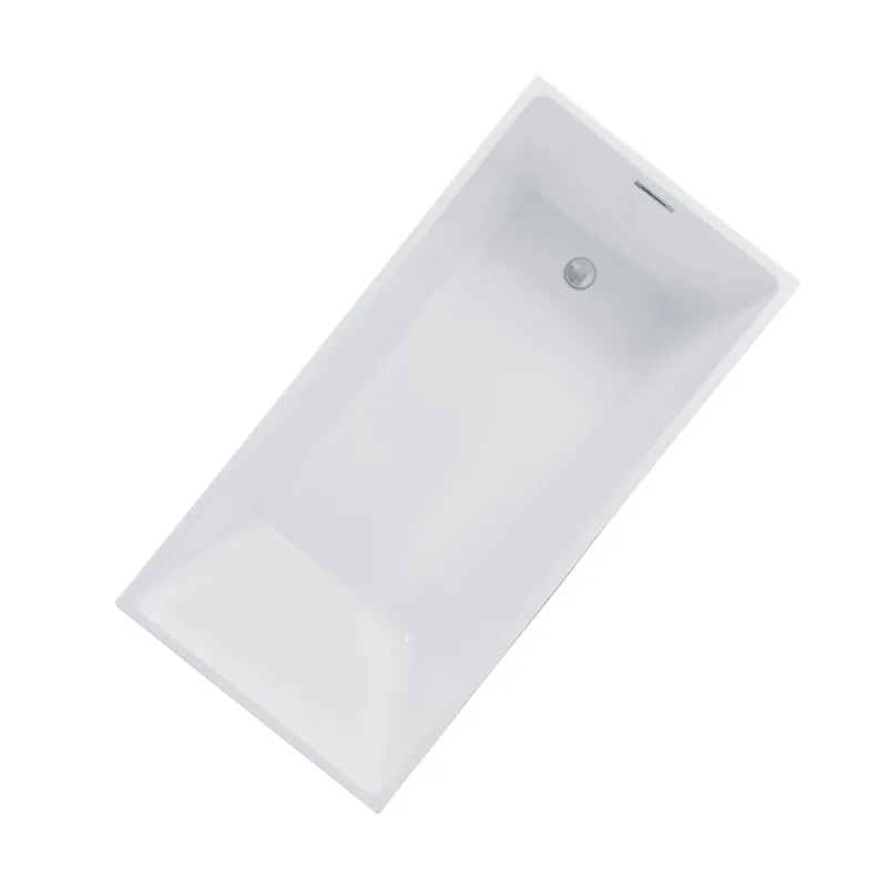 Acrylic rectangular bathtub Hotel bathtub Home improvement Hot-selling independent simple bathtub
Acrylic rectangular bathtub Hotel bathtub Home improvement Hot-selling independent simple bathtub