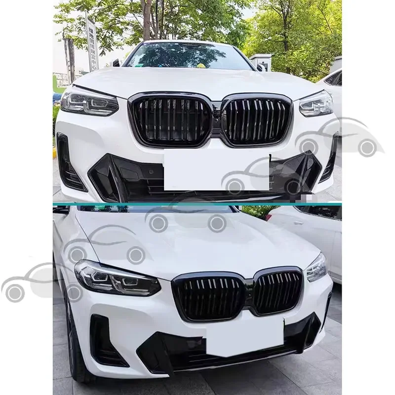 Передняя центральная решетка Метеоритная решетка подходит для BMW G01 G02 G08 X3 X4 LCI M40i 20i 30i X3M X4M Решетка с двойной линией 2022 + ON 
Передняя центральная решетка Метеоритная решетка подходит для BMW G01 G02 G08 X3 X4 LCI M40i 20i 30i X3M X4M Решетка с двойной линией 2022 + ON
