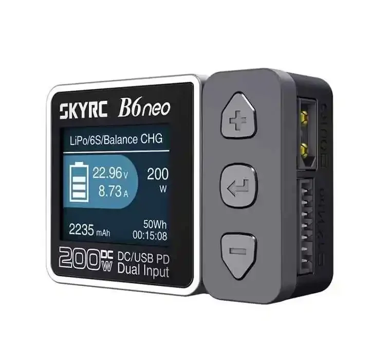 SkyRC B6neo Smart Charger LiPo 1-6s 10A 200W RC FPV Battery Balance Charger
SkyRC B6neo Smart Charger LiPo 1-6s 10A 200W RC FPV Battery Balance Charger