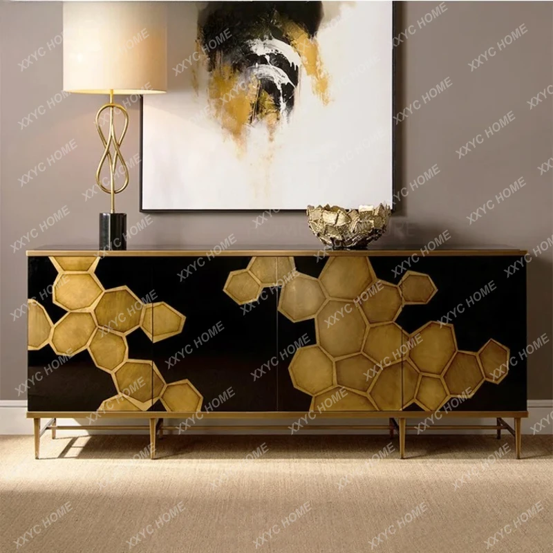 light luxury fashion entrance cabinet solid wood dining side storage simple foyer stainless steel decorative cabinet
light luxury fashion entrance cabinet solid wood dining side storage simple foyer stainless steel decorative cabinet