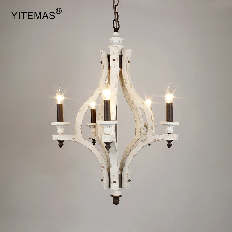 Vintage White Chandeliers Retro Rustic Lighting For Kitchen Island Antique Bedroom Wooden Chandelier Hallway Corridor Entryway
Vintage White Chandeliers Retro Rustic Lighting For Kitchen Island Antique Bedroom Wooden Chandelier Hallway Corridor Entryway