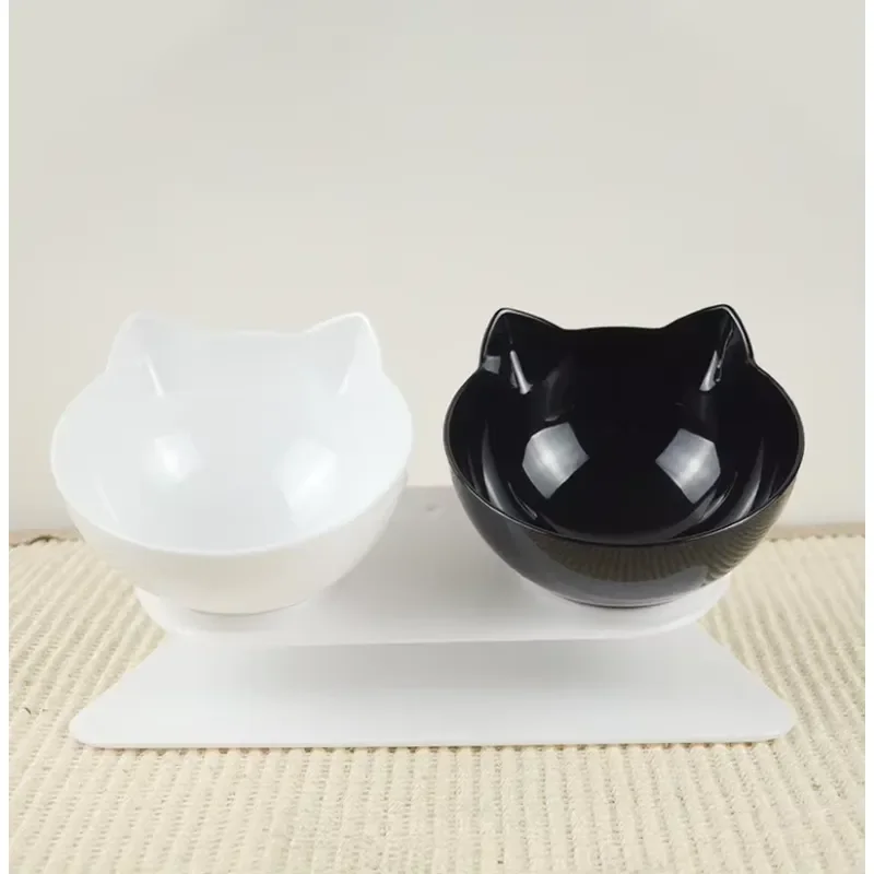 Pet Double Bowl for Dog Food and Cat Food with Neck Protection
Pet Double Bowl for Dog Food and Cat Food with Neck Protection
