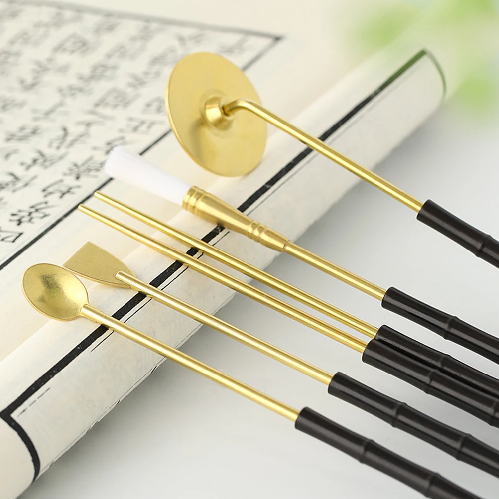 Incense Press Device Premium Wood Copper Craft Home Fragrance Supply Ash Tool Ceremonial Accessories Smooth Surface Non Deform
Incense Press Device Premium Wood Copper Craft Home Fragrance Supply Ash Tool Ceremonial Accessories Smooth Surface Non Deform