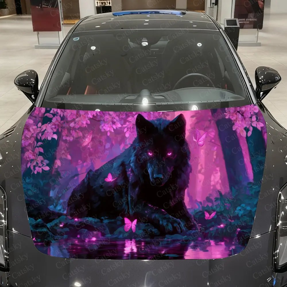 Виниловая пленка для автомобиля Cherry Butterfly Black Wolf, водонепроницаемая наклейка на капот автомобиля из ПВХ, самоклеящиеся устойчивые к царапинам наклейки f
Виниловая пленка для автомобиля Cherry Butterfly Black Wolf, водонепроницаемая наклейка на капот автомобиля из ПВХ, самоклеящиеся устойчивые к царапинам наклейки f