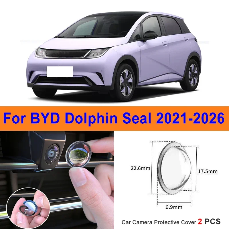 360 Reverse Image Car Camera Cover Anti-Scratch PC Lens Protector Stickers For BYD Dolphin Seal 2021-2026 2Pcs
360 Reverse Image Car Camera Cover Anti-Scratch PC Lens Protector Stickers For BYD Dolphin Seal 2021-2026 2Pcs