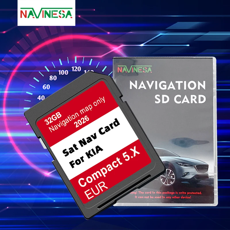 Новейшая навигационная карта Sat Navi для KIA Carens, Ceed, Niro, Optima, Picanto, Rio, Soul, Sportage, Stonic (модели 2026 года), навигация GEN5, SD-карта 32 ГБ, карты ЕС
Новейшая навигационная карта Sat Navi для KIA Carens, Ceed, Niro, Optima, Picanto, Rio, Soul, Sportage, Stonic (модели 2026 года), навигация GEN5, SD-карта 32 ГБ, карты ЕС