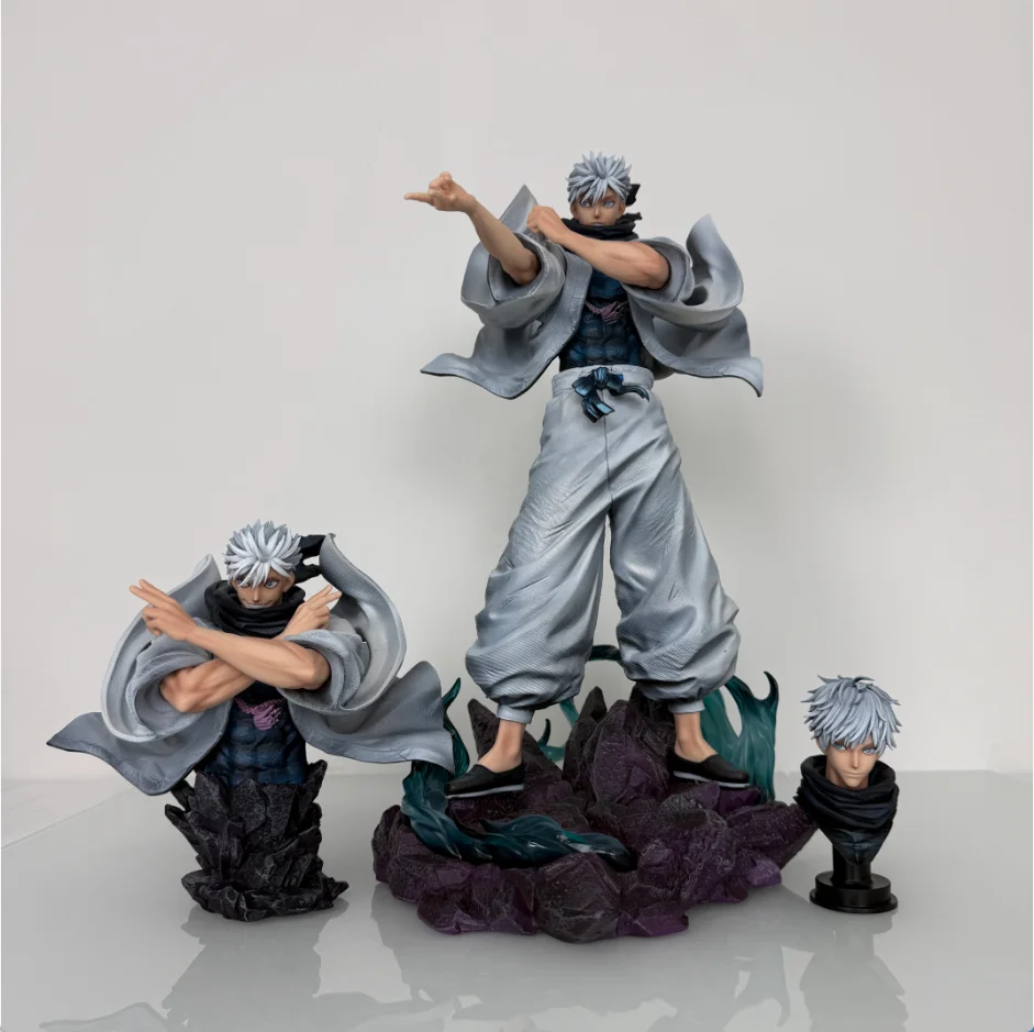 Jujutsu Kaisen Satoru Gojo 36cm Statue, Knight Alliance Edition with Half-Bust & Triple Head Sculpts, Anime Collectible Model
Jujutsu Kaisen Satoru Gojo 36cm Statue, Knight Alliance Edition with Half-Bust & Triple Head Sculpts, Anime Collectible Model