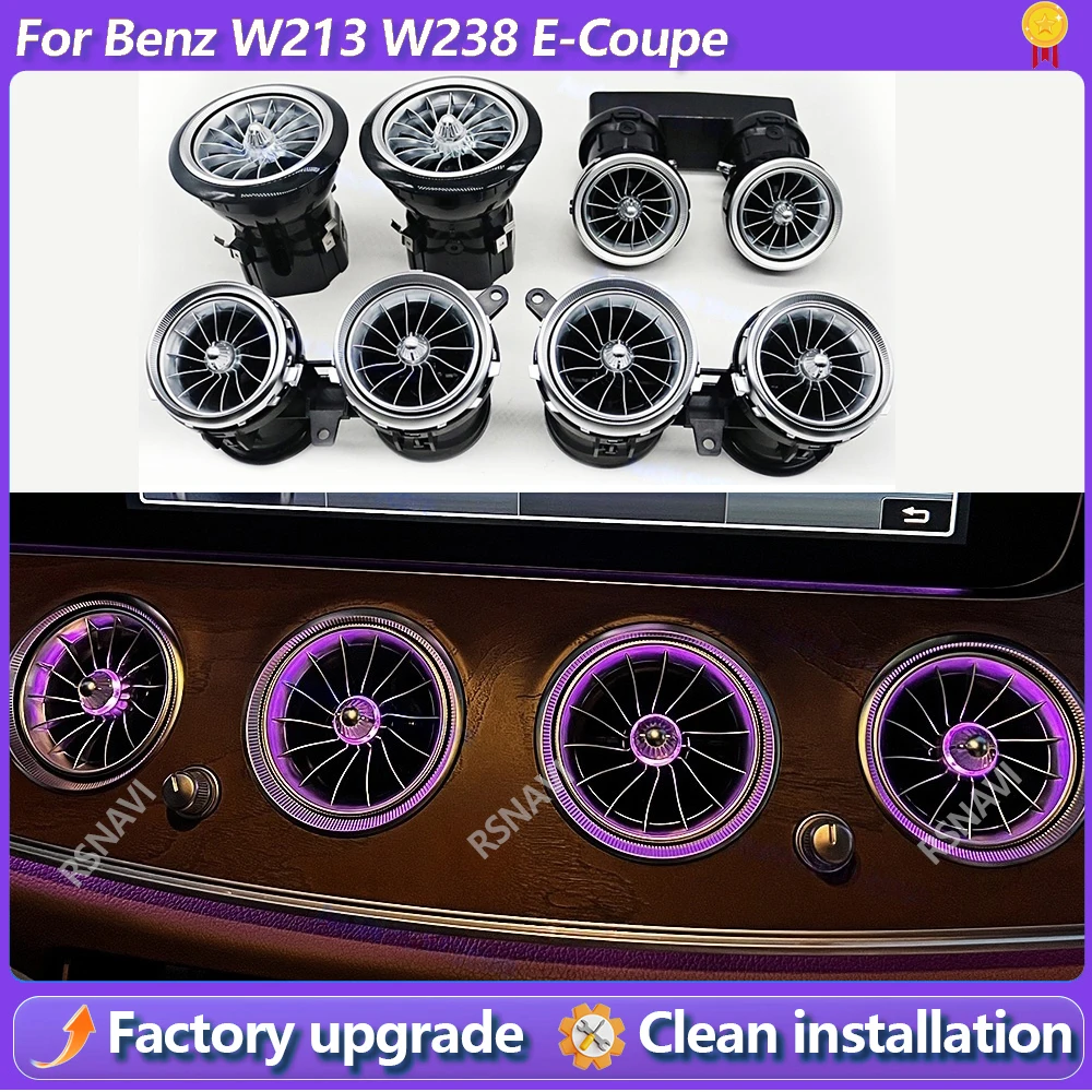 For Mercedes Benz E-Class W213 W238 E-Coupe AMG E53 E63 64 Colour EQS Style LED Air Vent Ambient Light Turbine Upgrade Interior
For Mercedes Benz E-Class W213 W238 E-Coupe AMG E53 E63 64 Colour EQS Style LED Air Vent Ambient Light Turbine Upgrade Interior