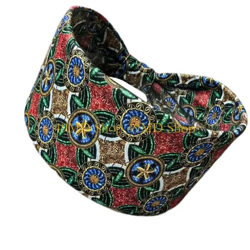 49MD Elastic Bohemian Hairband Polyester NonSlip HeadWrap Strechy Wide Hairband For Yoga Gym Outdoor Sport Activity Accessory
49MD Elastic Bohemian Hairband Polyester NonSlip HeadWrap Strechy Wide Hairband For Yoga Gym Outdoor Sport Activity Accessory