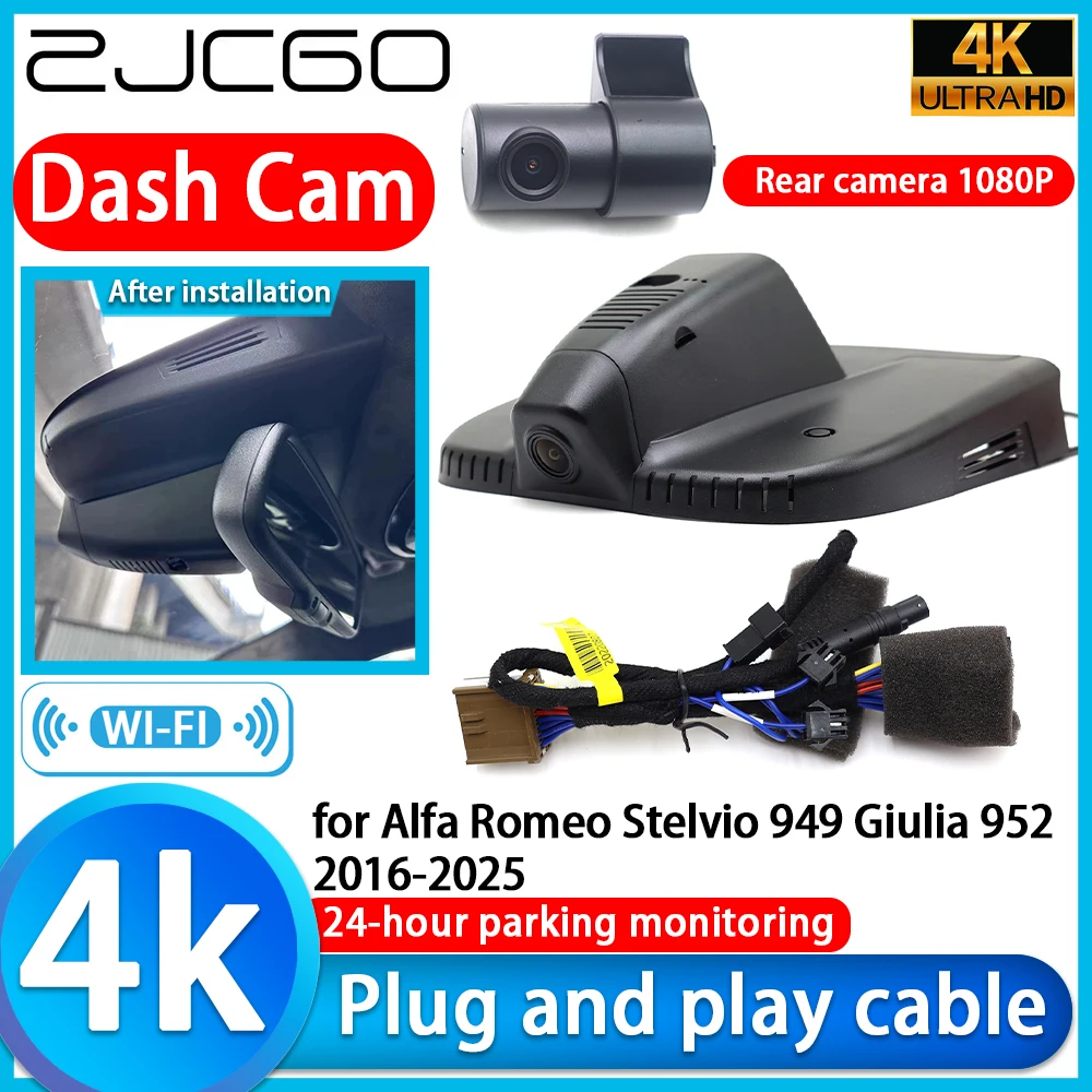 for Alfa Romeo Stelvio 949 Giulia 952 2016-2025 Wifi 4K DVR Dash Cam Camera Sony Lens Video Recorder Night Vision 24h Monitor
for Alfa Romeo Stelvio 949 Giulia 952 2016-2025 Wifi 4K DVR Dash Cam Camera Sony Lens Video Recorder Night Vision 24h Monitor
