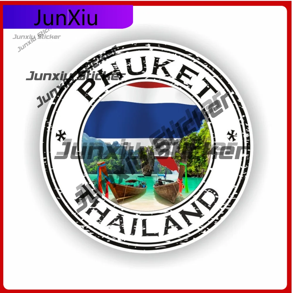 Thailand Phuket Seal Including Emblem Pattern Sticker Round Flag Decor Waterproof Uv Protection Designed For Front
Thailand Phuket Seal Including Emblem Pattern Sticker Round Flag Decor Waterproof Uv Protection Designed For Front