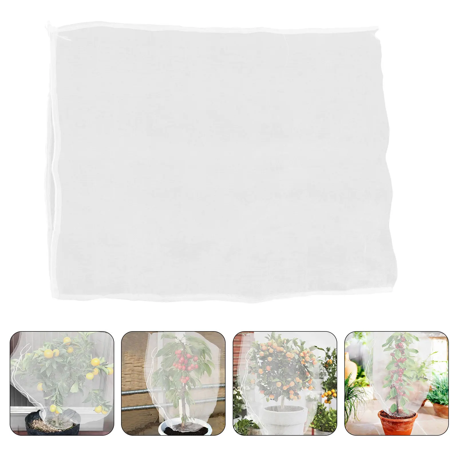 8Pcs Fruit Tree Netting Bags - Fine Mesh Garden Cover with Drawstring Zipper for Pest Bird Insect Protection Suitable for Mango
8Pcs Fruit Tree Netting Bags - Fine Mesh Garden Cover with Drawstring Zipper for Pest Bird Insect Protection Suitable for Mango