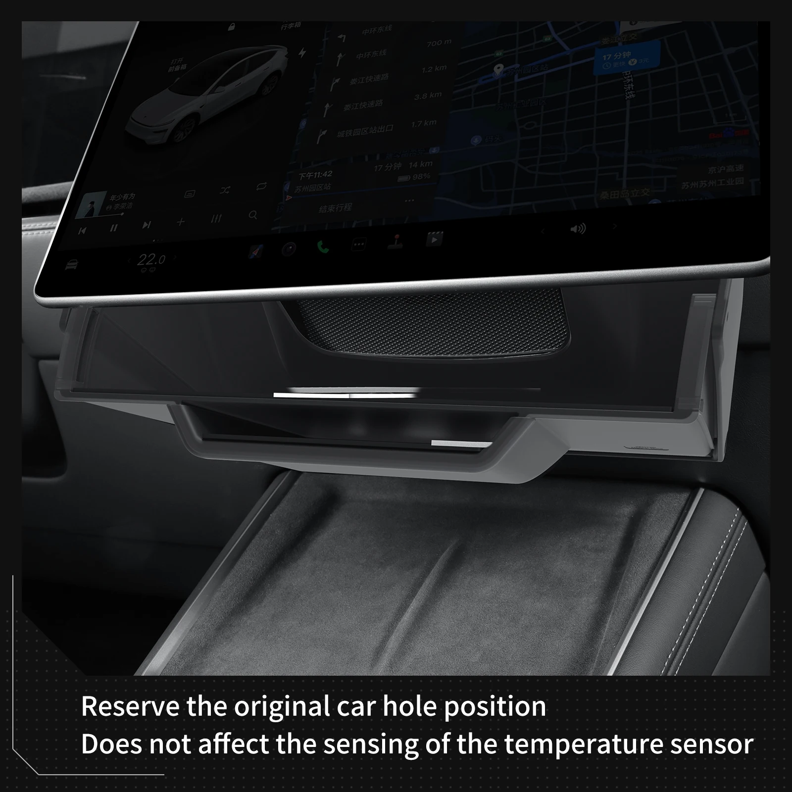 Storage Box for Tesla Model YL/Y Juniper/Model 3 Highland 2025 Car Hidden Storage Organizer Under Central Control Screen Tray
Storage Box for Tesla Model YL/Y Juniper/Model 3 Highland 2025 Car Hidden Storage Organizer Under Central Control Screen Tray