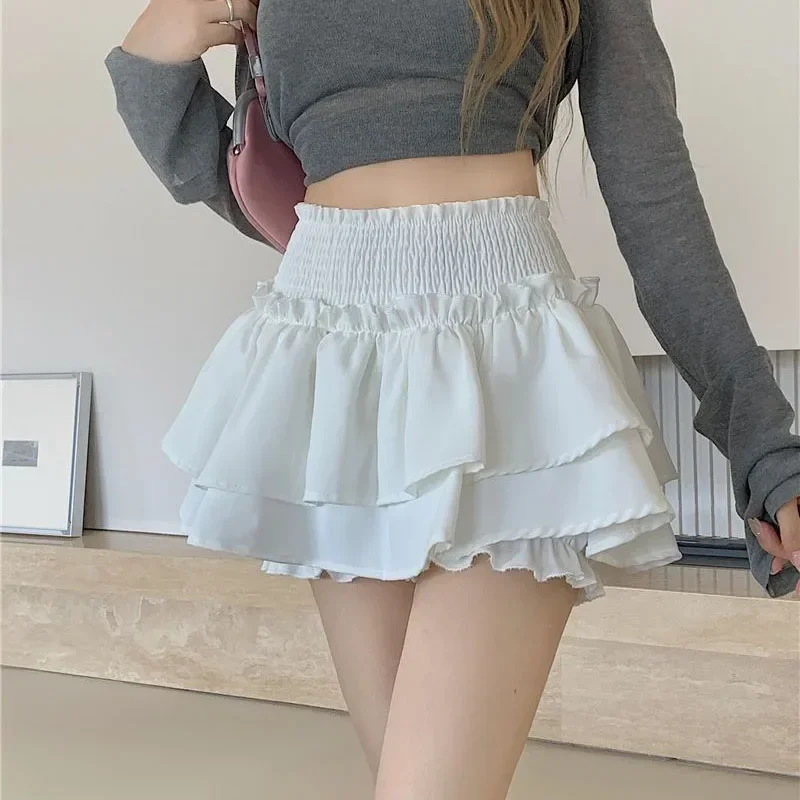 Korean High Waist Patchwork Y2K Lolita A-Line Skirts Ruffle Subculture Kawaii Mini Skirts Women Harajuku Balletcore Cake Skirt
Korean High Waist Patchwork Y2K Lolita A-Line Skirts Ruffle Subculture Kawaii Mini Skirts Women Harajuku Balletcore Cake Skirt
