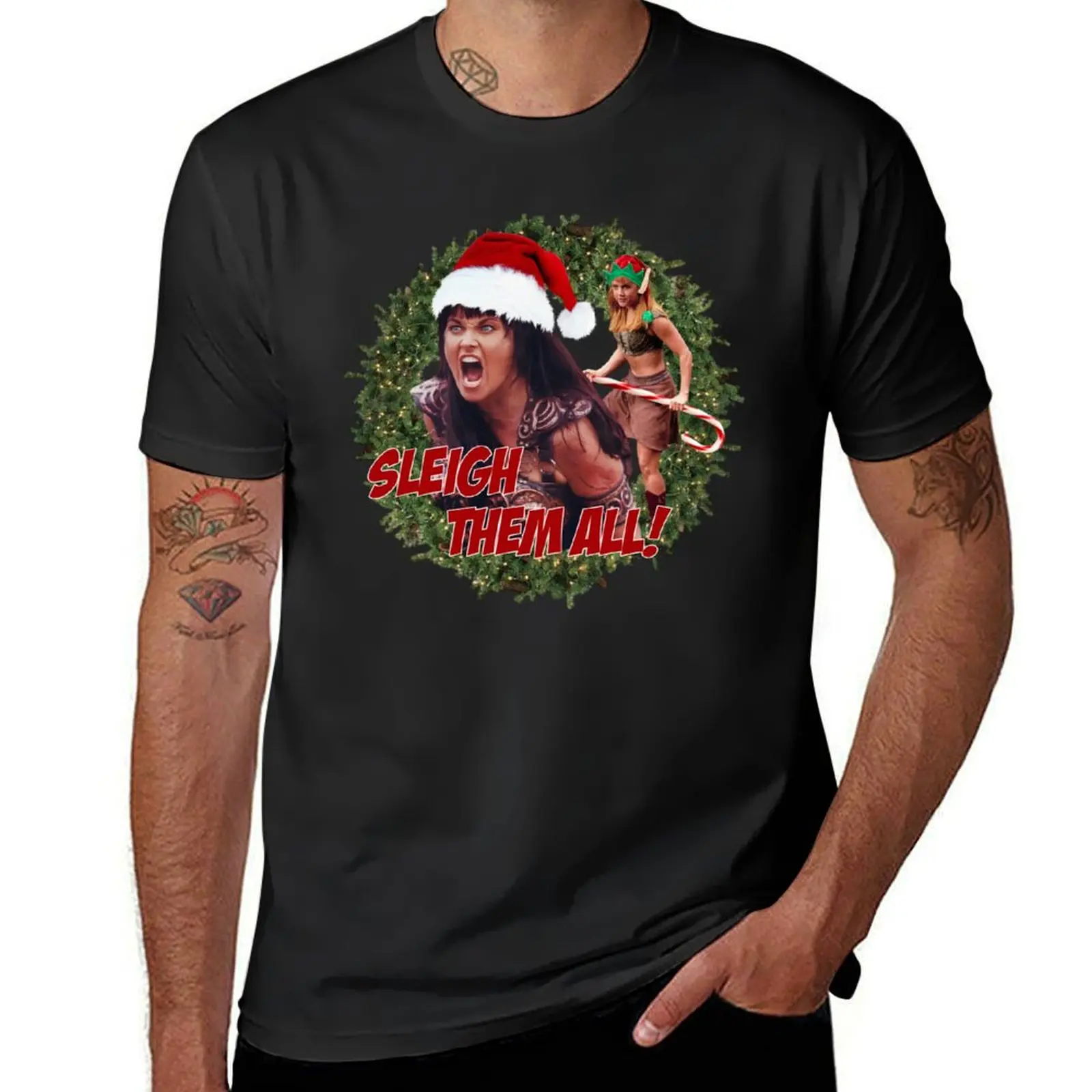 Sleigh Them All Xena & Gabrielle T-Shirt new edition blacks oversized t shirts for men
Sleigh Them All Xena & Gabrielle T-Shirt new edition blacks oversized t shirts for men