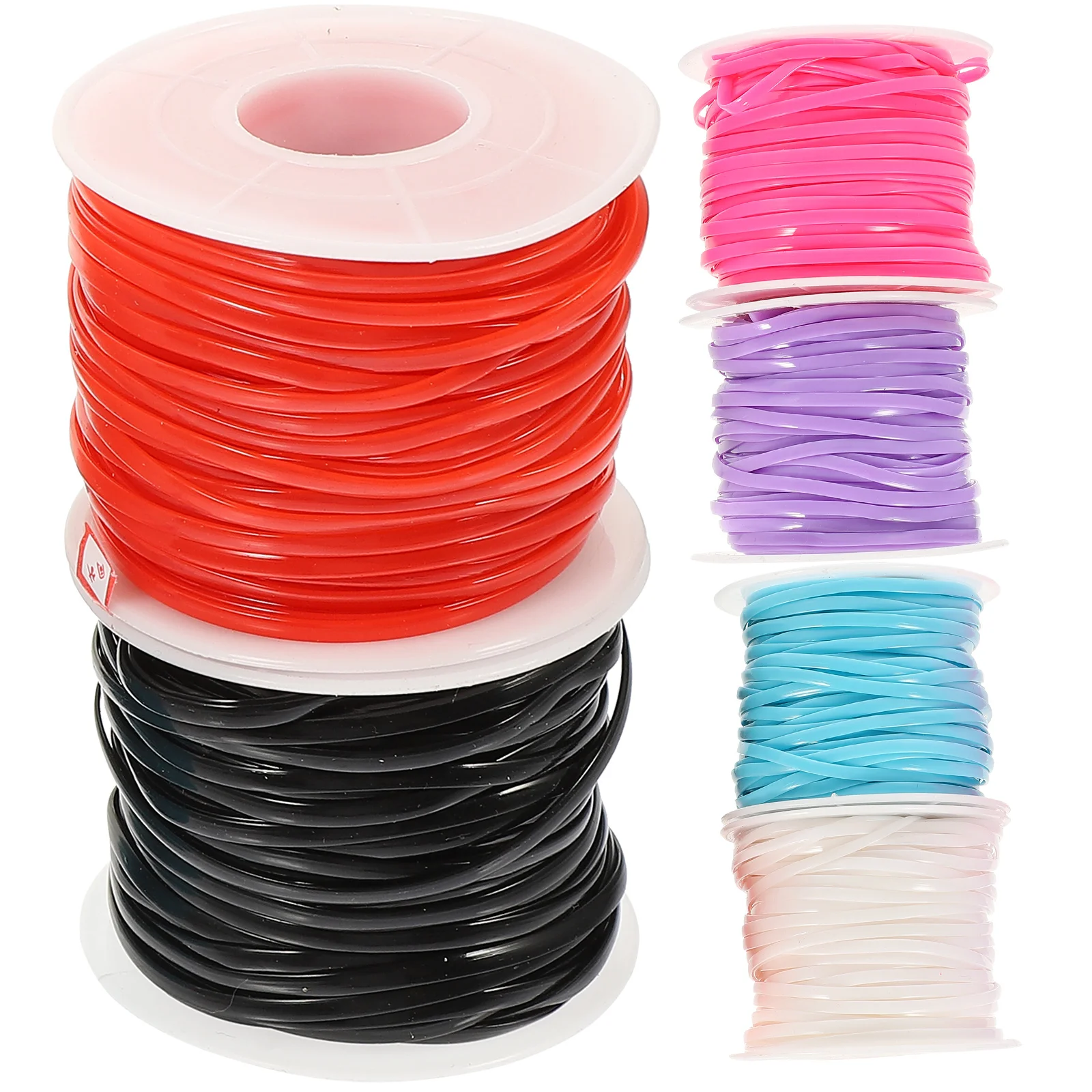 Crafts Braided Rope Key Chain Pvc Bracelet Lanyard DIY Cord Jewelry Making Colored Plastic Ropes Hand Woven Rope Wear Resistant
Crafts Braided Rope Key Chain Pvc Bracelet Lanyard DIY Cord Jewelry Making Colored Plastic Ropes Hand Woven Rope Wear Resistant