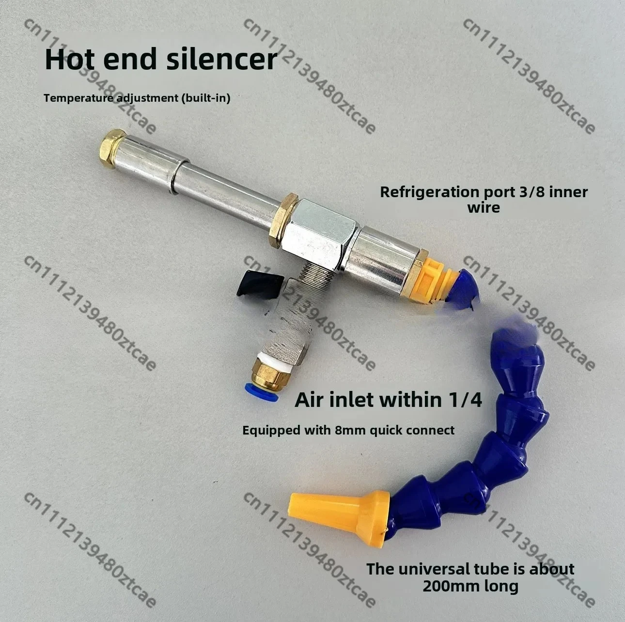 Adjustable Temperature Vortex Tube Cooler, Enhanced Industrial Pneumatic Cooling Workshop Mechanical Spot Cooling Equipment
Adjustable Temperature Vortex Tube Cooler, Enhanced Industrial Pneumatic Cooling Workshop Mechanical Spot Cooling Equipment