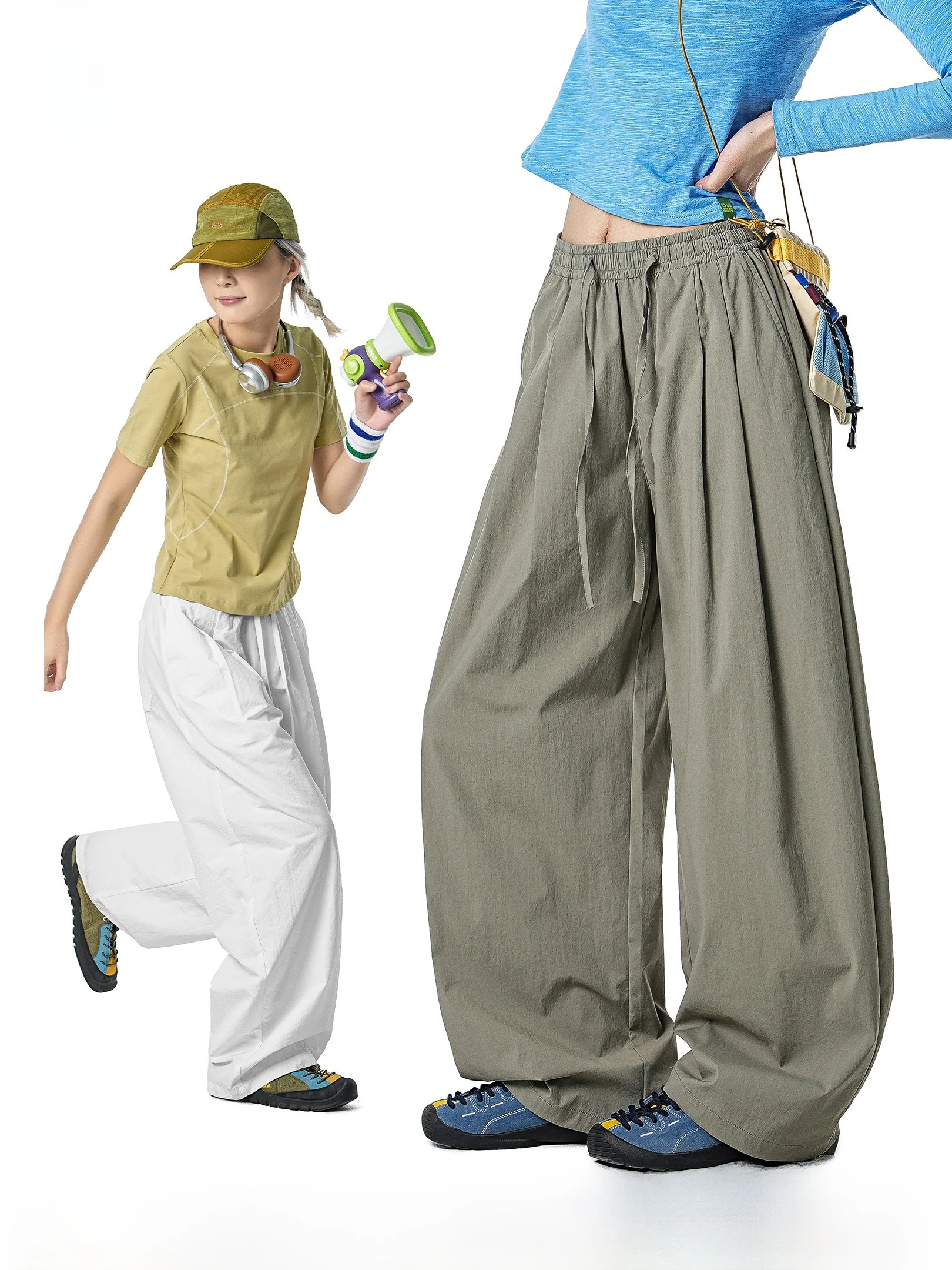 OWOX Американские плиссированные повседневные брюки свободного прямого кроя, весенняя новинка, струящиеся брюки в пол для женщин
OWOX Американские плиссированные повседневные брюки свободного прямого кроя, весенняя новинка, струящиеся брюки в пол для женщин