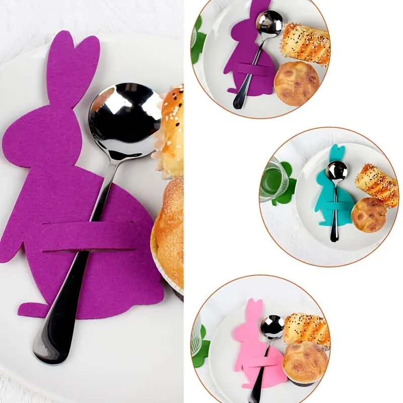 12pcs Non-Woven Fabric Easter Bunny Utensil Holder Cartoon Rabbit Cutlery Bags Desktop Decoration Solid Color Easter Fork Bag
12pcs Non-Woven Fabric Easter Bunny Utensil Holder Cartoon Rabbit Cutlery Bags Desktop Decoration Solid Color Easter Fork Bag