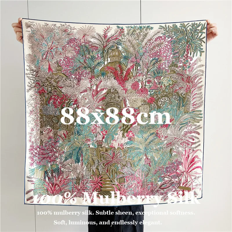 100% Real Silk Scarf Skin-friendly Quality Elegant Print Casual Shawl Hand-Rolled Hem 35x35 Inch Hair Wrap Hijab Bandana Scarves
100% Real Silk Scarf Skin-friendly Quality Elegant Print Casual Shawl Hand-Rolled Hem 35x35 Inch Hair Wrap Hijab Bandana Scarves