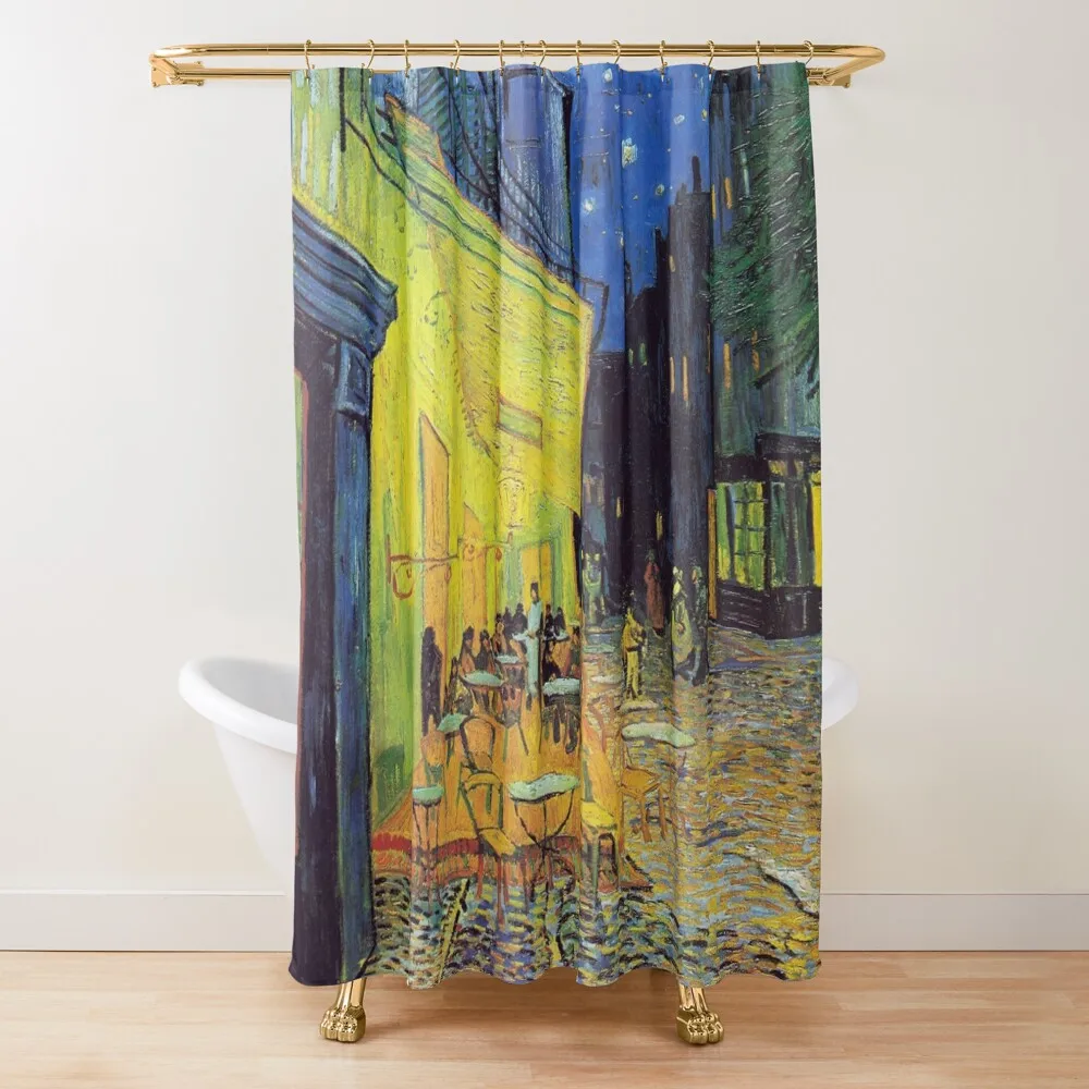 Cafe Terrace at Night - Van Gogh Shower Curtain For Bathroom Shower Waterproof Bathroom Deco Curtain 
Cafe Terrace at Night - Van Gogh Shower Curtain For Bathroom Shower Waterproof Bathroom Deco Curtain
