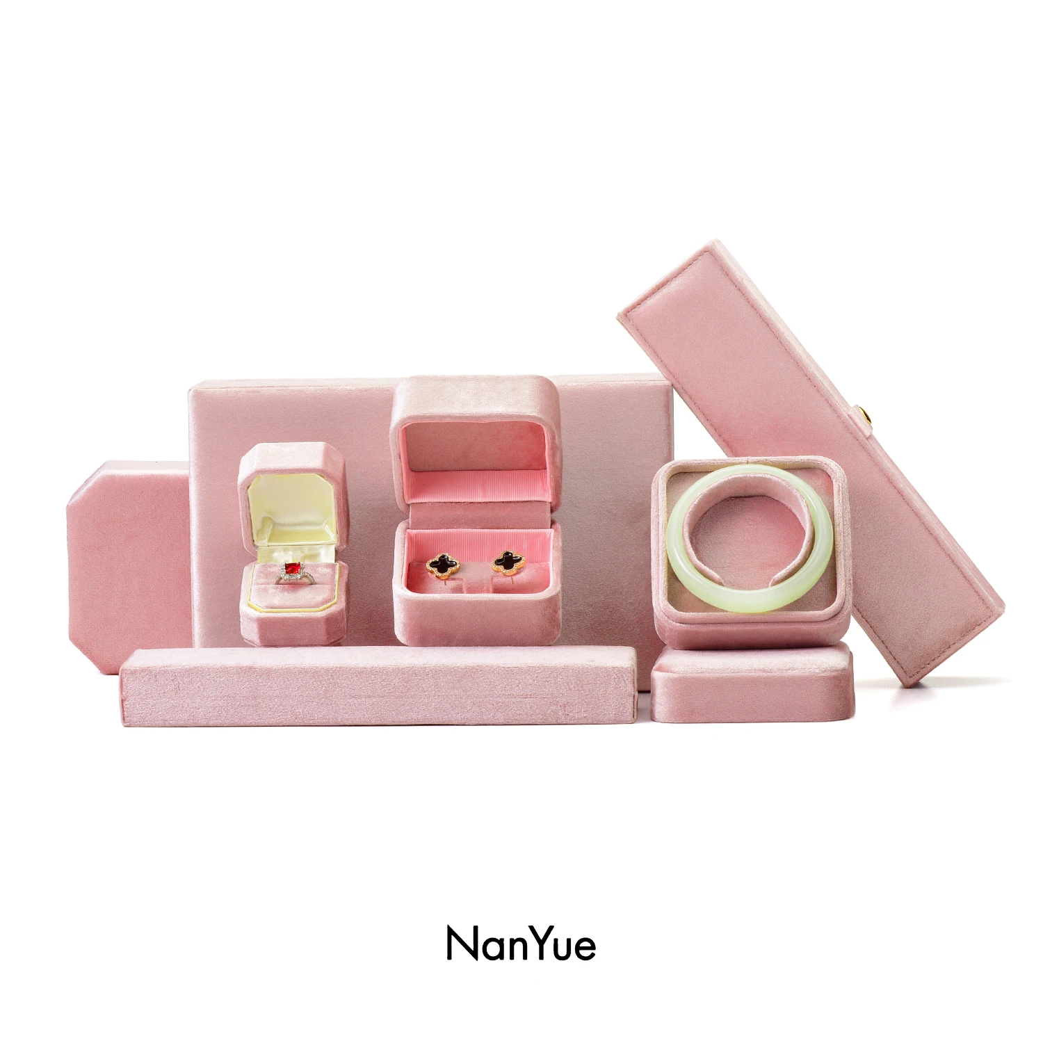 Velvet Jewelry Box Set High Quality Ring Earring Necklace Pendant Bracelet Storage Pink Jewelry Set Box Jewelry Display Box
Velvet Jewelry Box Set High Quality Ring Earring Necklace Pendant Bracelet Storage Pink Jewelry Set Box Jewelry Display Box