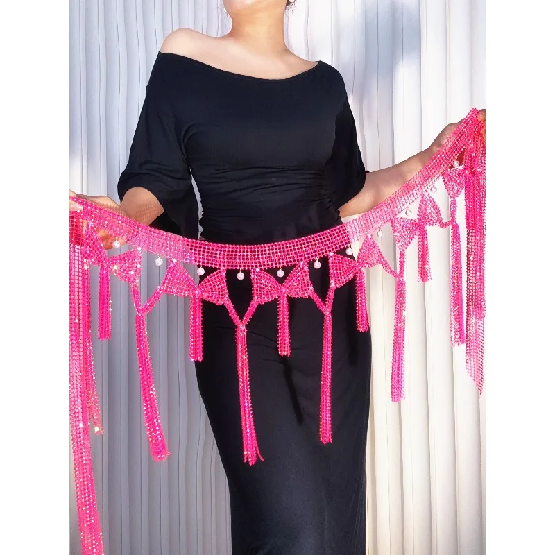 Customized Waist Chain Belly Dance Costumes Mesh Diamond Butterfly Tassel Waist Chain Hip Scarf Latin Dance Belt
Customized Waist Chain Belly Dance Costumes Mesh Diamond Butterfly Tassel Waist Chain Hip Scarf Latin Dance Belt