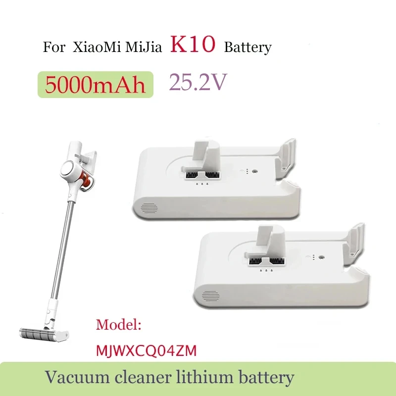 Сменный аккумулятор для Xiaomi Mijia K10, ручной беспроводной пылесос, 25,2 в, 3000 мАч, литий-ионные аккумуляторные батареи
Сменный аккумулятор для Xiaomi Mijia K10, ручной беспроводной пылесос, 25,2 в, 3000 мАч, литий-ионные аккумуляторные батареи