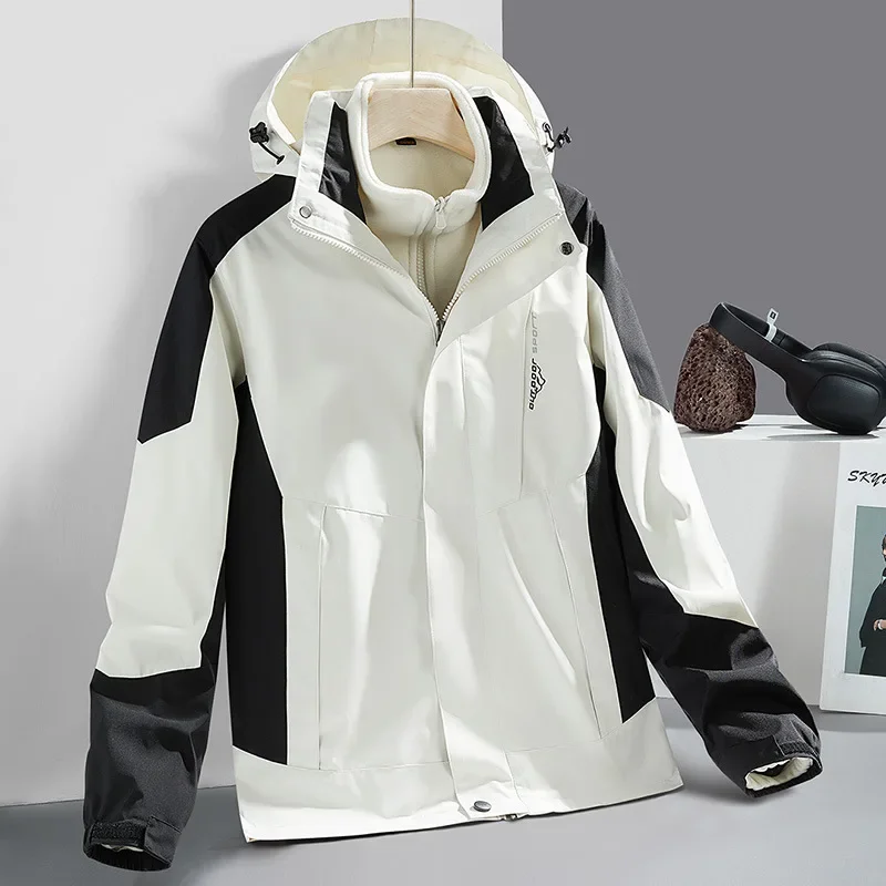 Men's Women's Waterproof Winter 3in1 Detach Camp Fish Hike Trekking Climb Ski Jackets Breathable Oversized 5XL Male Girl Coat
Men's Women's Waterproof Winter 3in1 Detach Camp Fish Hike Trekking Climb Ski Jackets Breathable Oversized 5XL Male Girl Coat