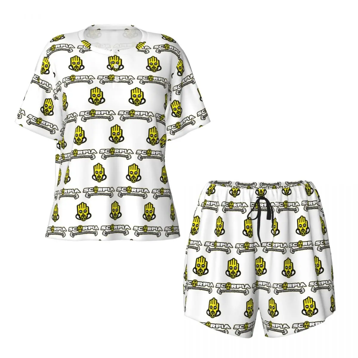 Scorpia - Central Del Sonido Round Neck Short Sleeve Nightgowns for Sleeping Sleepshirts Women Loose Pajama Set Short Pants
Scorpia - Central Del Sonido Round Neck Short Sleeve Nightgowns for Sleeping Sleepshirts Women Loose Pajama Set Short Pants