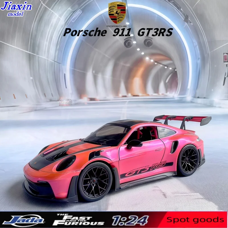 Jada 1:24 Розовый Porsche 911 GT3RS Легкосплавный автомобиль Редкая гоночная модель Коллекция фигурок Детский подарок
Jada 1:24 Розовый Porsche 911 GT3RS Легкосплавный автомобиль Редкая гоночная модель Коллекция фигурок Детский подарок