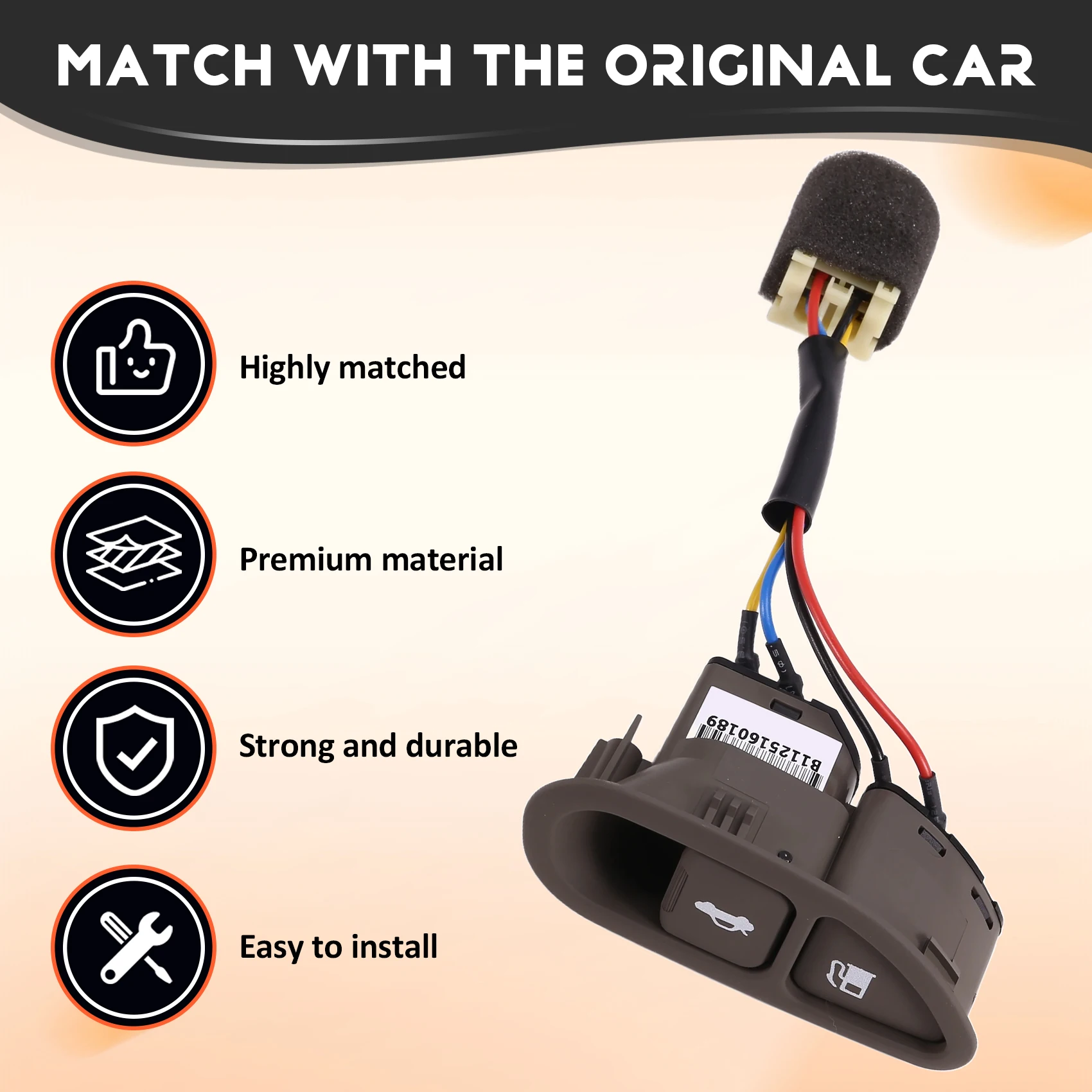 Rear Trunk Lid Switch Button Fuel Tank Cap Switch For Hyundai Sonata EF 2001-2005 93555-3D010 935553D010-A54R
Rear Trunk Lid Switch Button Fuel Tank Cap Switch For Hyundai Sonata EF 2001-2005 93555-3D010 935553D010-A54R