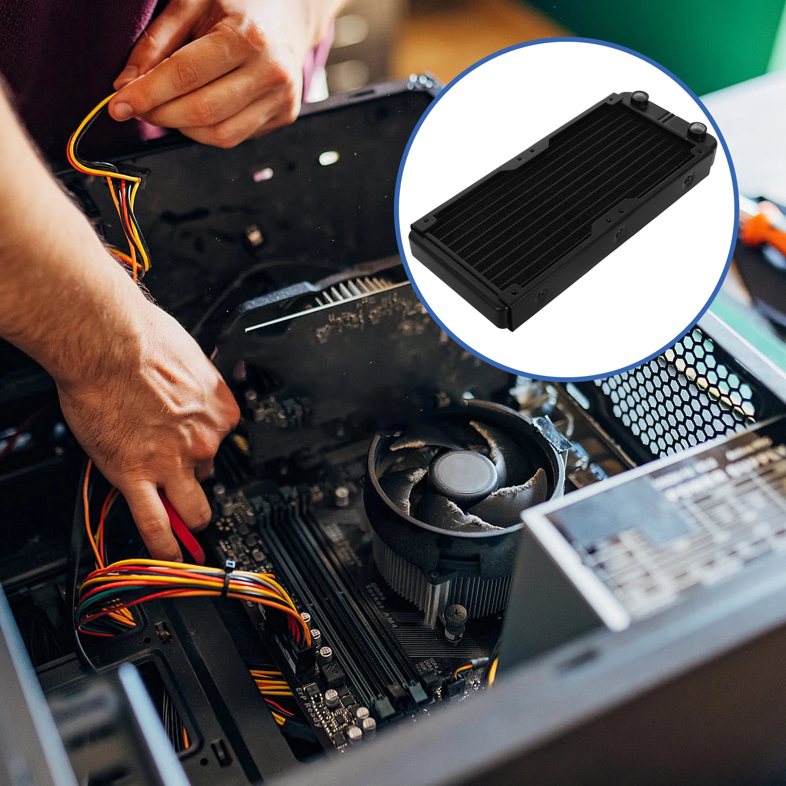 Aluminum Water Block Cpu Gpu Cooler High Efficiency Heat Sink System Silent Operation Easy Installation For Pc Radiators Liquid
Aluminum Water Block Cpu Gpu Cooler High Efficiency Heat Sink System Silent Operation Easy Installation For Pc Radiators Liquid