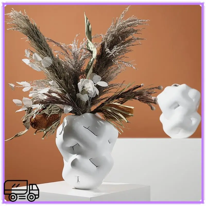 High Quality Modern Simple Resin Vase Encircling Art Flower Vase Vase Soft Decoration
High Quality Modern Simple Resin Vase Encircling Art Flower Vase Vase Soft Decoration