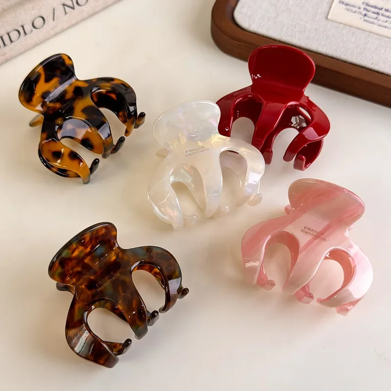 Retro Acetate Pumpkin Mini Clip for Women Back-of-Head Half-Up Hairstyle Shark Clip Elegant Hair Accessory
Retro Acetate Pumpkin Mini Clip for Women Back-of-Head Half-Up Hairstyle Shark Clip Elegant Hair Accessory
