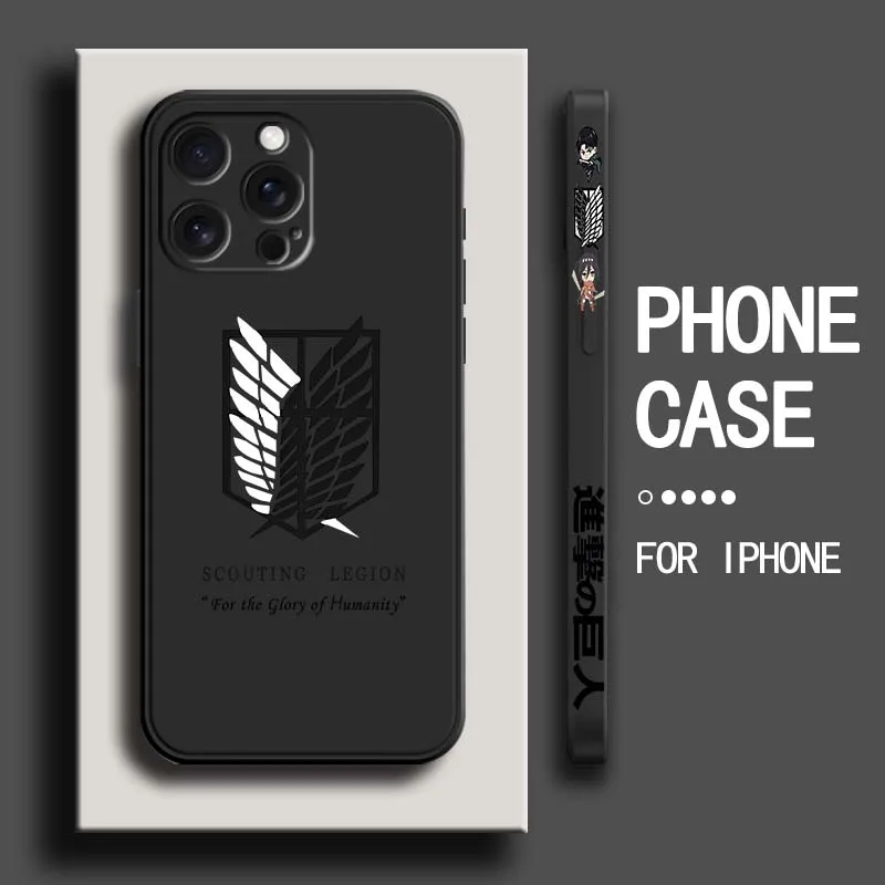 Attack on Titan Art hot LOGO Phone Case For Apple iPhone 16 15 14 13 12 11 XR XS X Pro Max Plus Liquid Left Rope Soft Cover
Attack on Titan Art hot LOGO Phone Case For Apple iPhone 16 15 14 13 12 11 XR XS X Pro Max Plus Liquid Left Rope Soft Cover