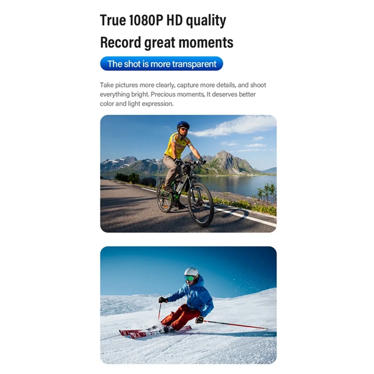 1080P Action Cam Headlight Sports Camera Smart Sensing LED Headlamp Mini Camcorder Recorder Camera for Camping
1080P Action Cam Headlight Sports Camera Smart Sensing LED Headlamp Mini Camcorder Recorder Camera for Camping